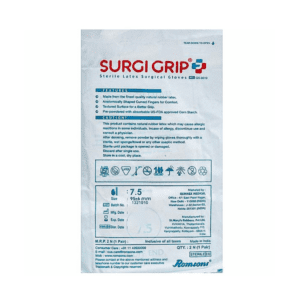 Surgi Grip Sterile Latex Powdered Surgical Gloves