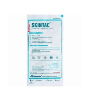 Romsons Latex Skintac Disposable Surgical Gloves, Powder Free