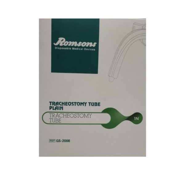 Romsons Tracheostomy Tube Plain