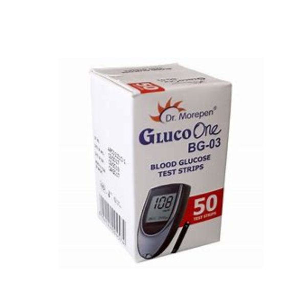 Dr. Morepen BG-03 Glucometer 50 Test Strips