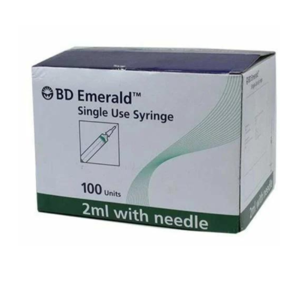 BD Emerald 2ml Syringe with Needle 24G*1 inch