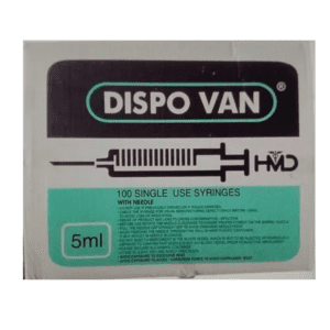 Dispo Van Syringe 5ml - 100 Units Pack