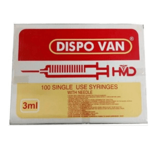 Dispo Van 3ml Syringe With Needle