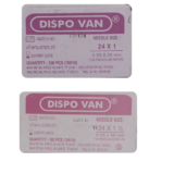 Dispovan Hypodermic Needle -24G*1 Inch & 24G*1.5 Inch