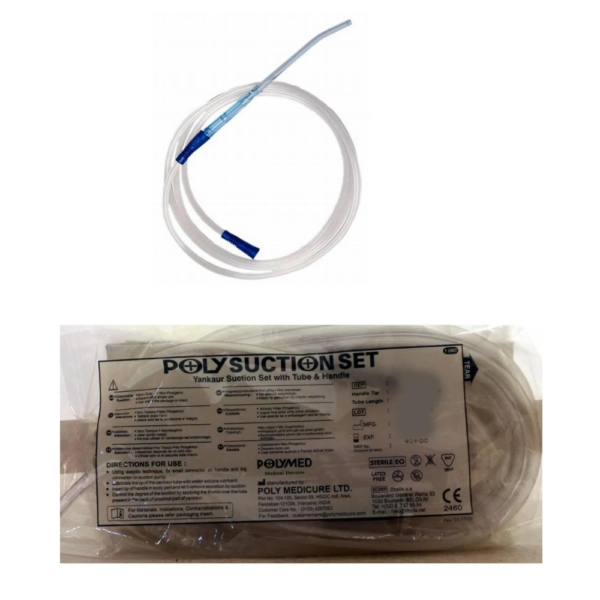 Polymed Polysuction Yankaur Suction Set - Standard Tip