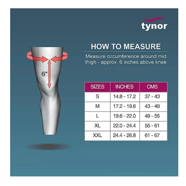 Tynor Neoprene Knee Support Sportif