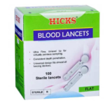 Hicks Blood Lancets Flat