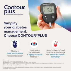 Contour Plus Blood Glucose Monitor, Glucometer