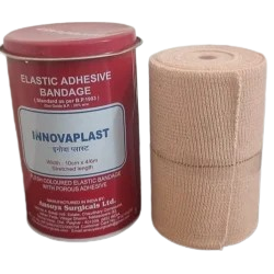 Elastic Adhesive Bandage, 10 cm x 4 m